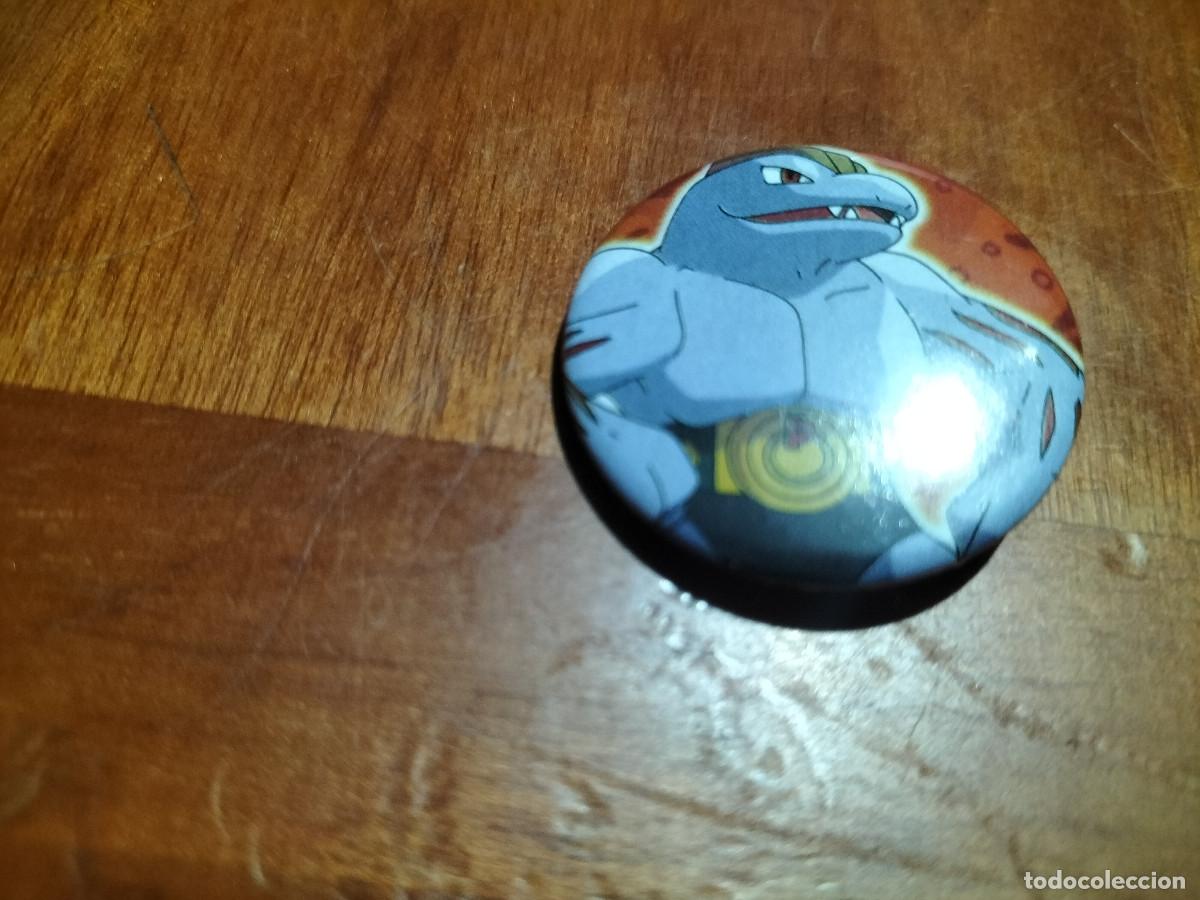 Pins de colecci&oacute;n: MACHOKE. POKEMON CHAPA. PIN. 31 MM. MET&Aacute;LICA POR DETR&Aacute;S. SIN USO. DIFICIL