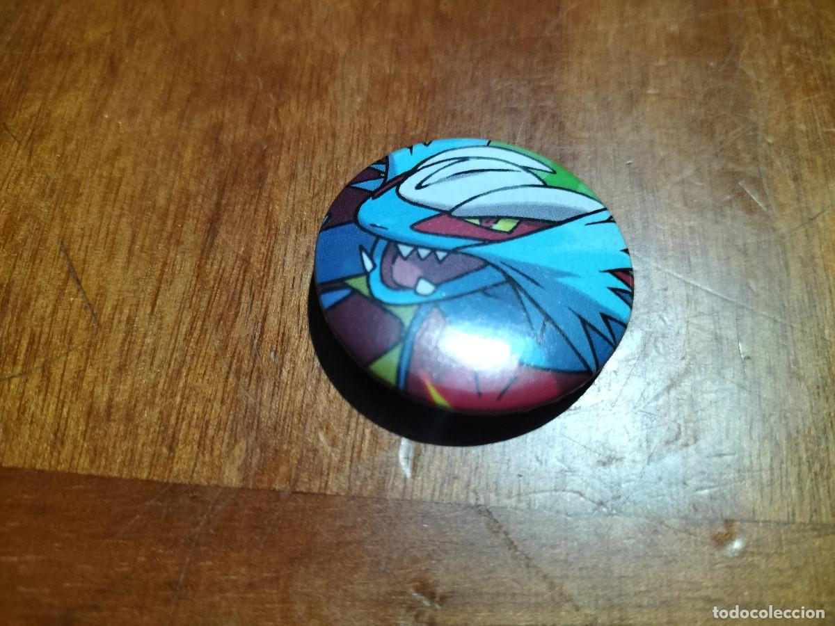 Pins de colecci&oacute;n: BRAMALUNA EX. POKEMON CHAPA. PIN. 31 MM. MET&Aacute;LICA POR DETR&Aacute;S. SIN USO. DIFICIL