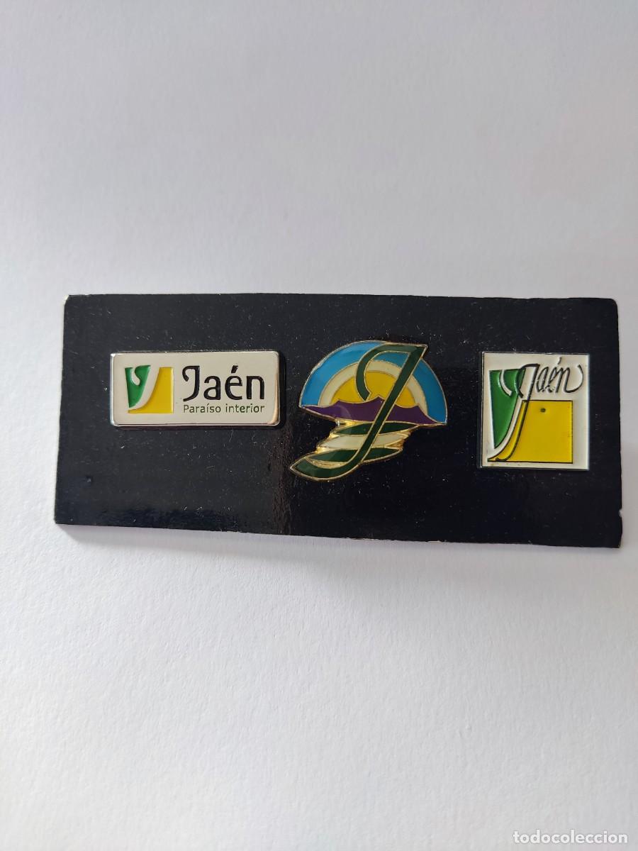 Pins de colecci&oacute;n: LOTE DE 3 PINS DE JAEN