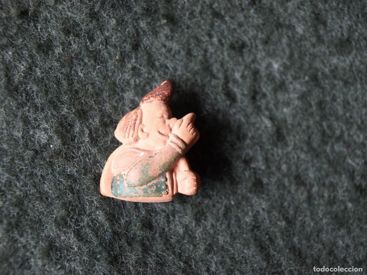 Collection pins: BROCHE DE ARCILLA CON IMPERDIBLE TRASERO ORIGINAL ALEMANIA MEDIADOS SIGLO PASADO