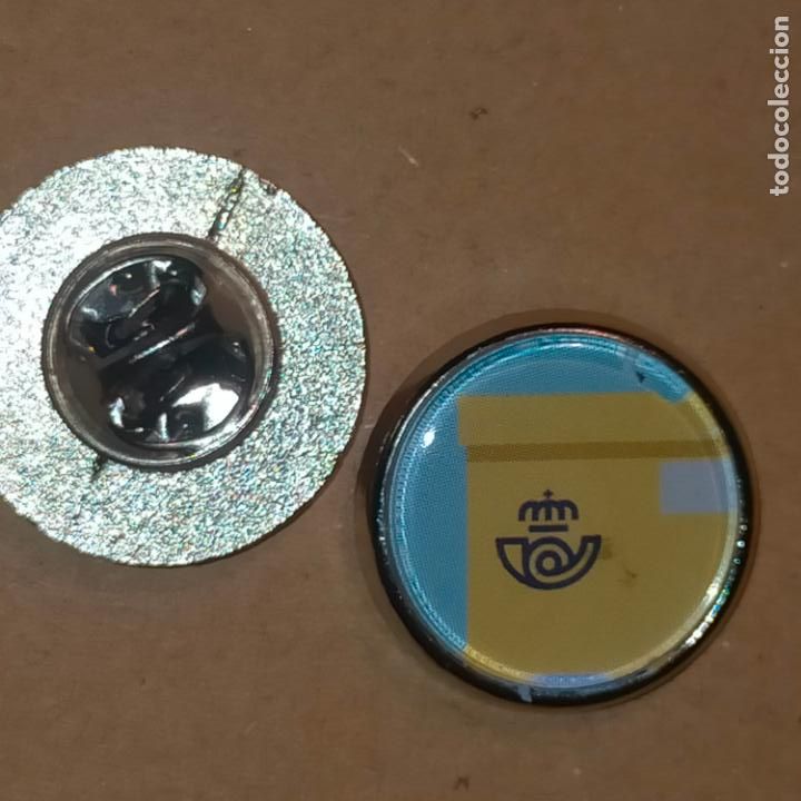 Pin's de collection: pin redondo metal - LOGO OFICINAS DE CORREOS Y TELEGRAFOS ESPA&Ntilde;A