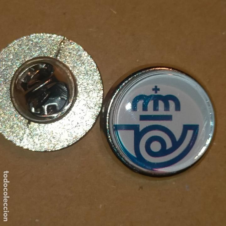 Pin's de collection: pin redondo metal - LOGO OFICINAS DE CORREOS Y TELEGRAFOS ESPA&Ntilde;A