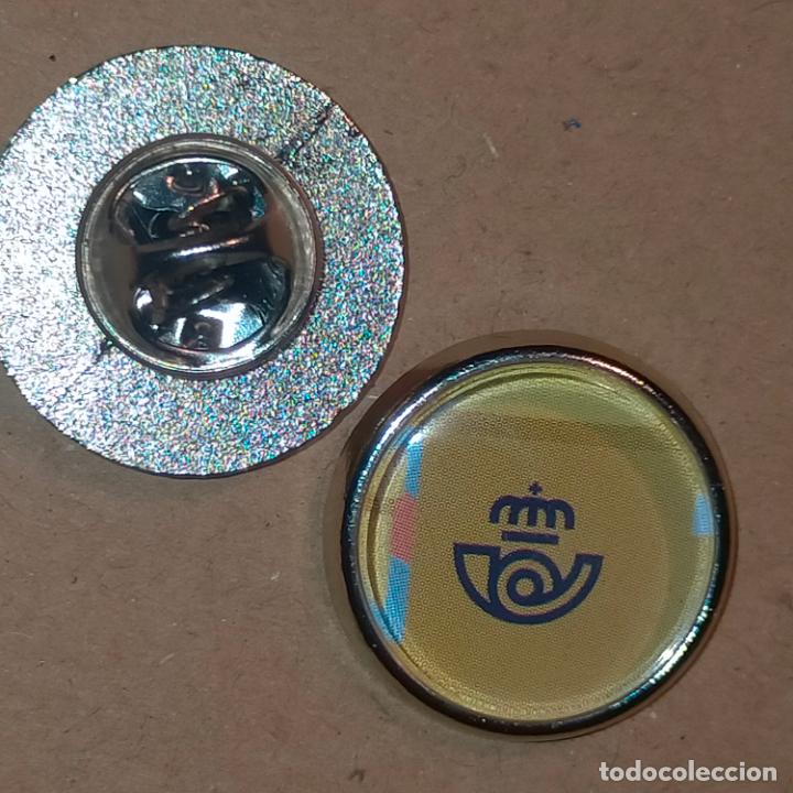 Pin's de collection: pin redondo metal - LOGO OFICINAS DE CORREOS Y TELEGRAFOS ESPA&Ntilde;A