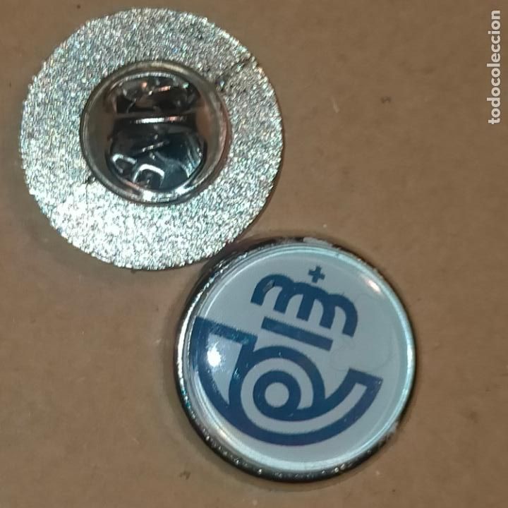 Pins de cole&ccedil;&atilde;o: pin redondo metal - LOGO OFICINAS DE CORREOS Y TELEGRAFOS ESPA&Ntilde;A