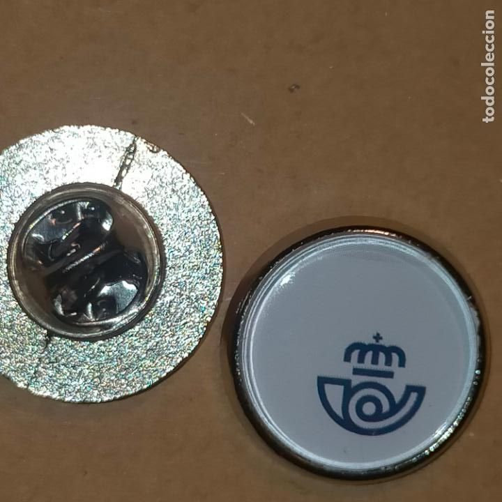 Collection pins: pin redondo metal - LOGO OFICINAS DE CORREOS Y TELEGRAFOS ESPA&Ntilde;A