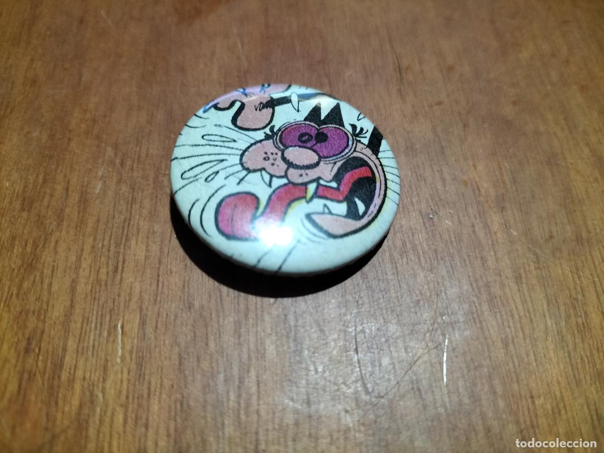 Pins e Spille di collezione: GATO IBA&Ntilde;EZ. COMIC CHAPA. PIN. 31 MM. MET&Aacute;LICA POR DETR&Aacute;S. SIN USO. DIFICIL