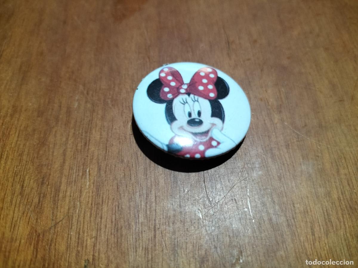 Pins de colecci&oacute;n: MINNIE MOUSE. DISNEY CHAPA. PIN. 31 MM. MET&Aacute;LICA POR DETR&Aacute;S. SIN USO. DIFICIL
