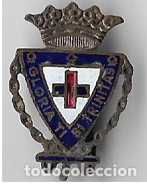 Pins de colecci&oacute;n: PIN DE AGUJA GLORIA TIBI TRINITAS esmaltada. - Foto 1