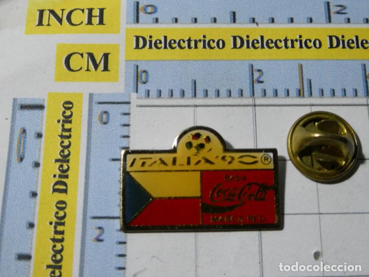Pins de cole&ccedil;&atilde;o: PIN DE COCA COLA. MUNDIAL DE F&Uacute;TBOL ITALIA 90 1990. CHECOSLOVAQUIA.