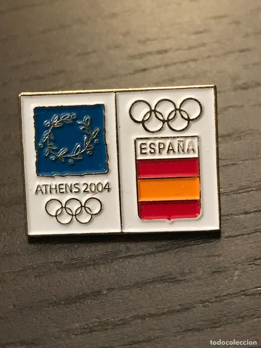 Sammlung von Pins: PIN OLIMPICO ATHENS 2004 ESPA&Ntilde;A DELEGACION ATHENAS GRECIA OLYMPIC PIN