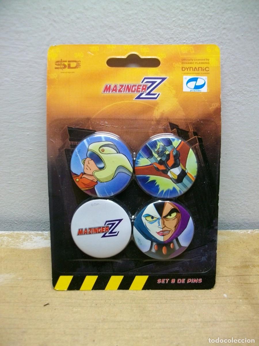 Pins de colecci&oacute;n: MAZINGER Z SET de 4 PINS -NUEVO