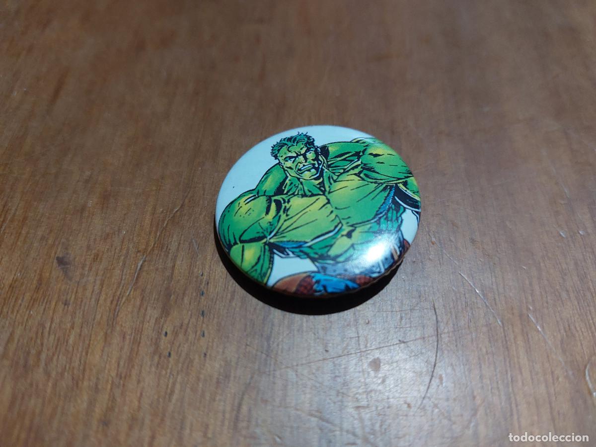 Pins de colecci&oacute;n: HULK. SUPERH&Eacute;ROES. COMIC. CHAPA. PIN. 31 MM. MET&Aacute;LICA POR DETR&Aacute;S. SIN USO. DIFICIL