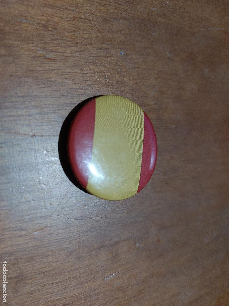 Sammlung von Pins: BANDERA DE ESPA&Ntilde;A. CHAPA. PIN. 31 MM. MET&Aacute;LICA POR DETR&Aacute;S. SIN USO. DIFICIL