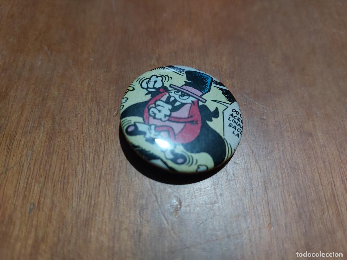 Pins e Spille di collezione: CHOLLO. EN FORMA DE DRACULA. CHAPA. PIN. 31 MM. MET&Aacute;LICA POR DETR&Aacute;S. SIN USO. DIFICIL