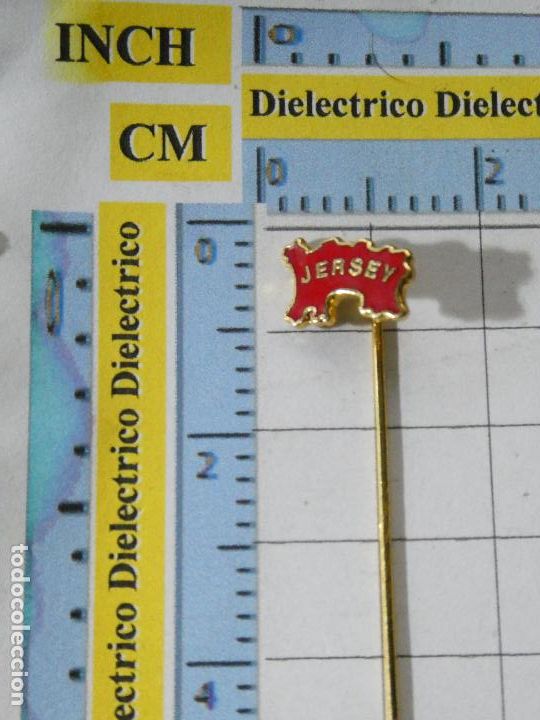 Sammlung von Pins: INSIGNIA ALFILER TURISMO. MAPA JERSEY ISLAS CANAL MANCHA REINO UNIDO. NO PIN