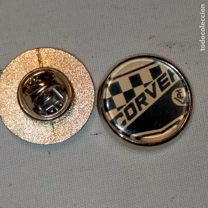 Collection pins: pin redondo metal - marca de coche autos motos Corvette