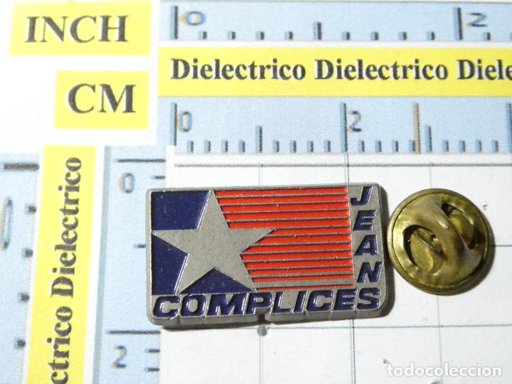 Pins de cole&ccedil;&atilde;o: PIN MARCAS DE ROPA. JEANS VAQUEROS COMPLICES