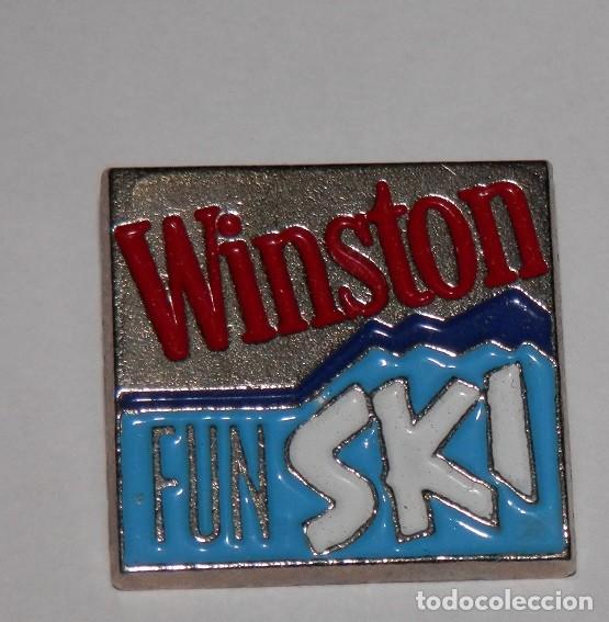 Pins de colecci&oacute;n: PIN DE LOS TABACOS WINSTON - FUN SKI - Foto 1