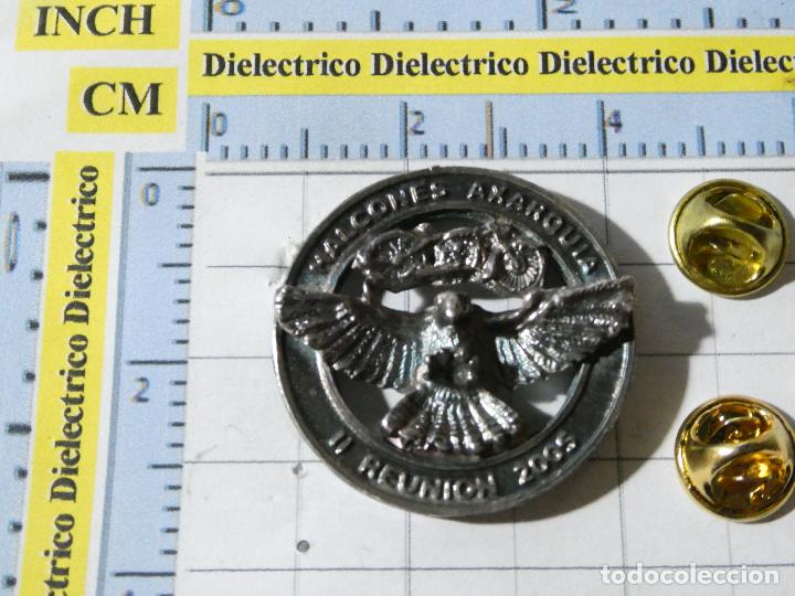 Collection pins: PIN DOBLE MOTEROS MOTORISTAS. HALCONES DE LA AXARQU&Iacute;A CONCENTRACI&Oacute;N MORERA 2005