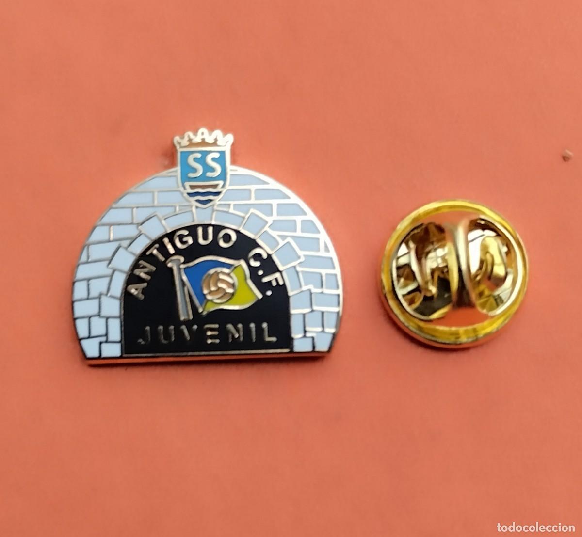 Pins de colecci&oacute;n: PIN FUTBOL - ESMALTE - ANTIGUO C.F. - DONOSTIA/GUIPUZCOA - REPLICA DE UNA INSIGNIA ANTIGUA
