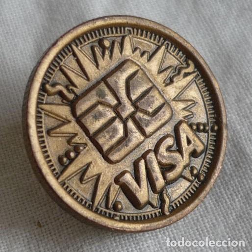 Pins de colecci&oacute;n: Pin met&aacute;lico conmemorativo VISA 1995