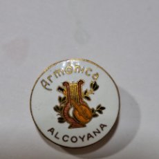Pins de colección: PIN DE SOLAPA ARMÓNICA ALCOYANA . ALCOY