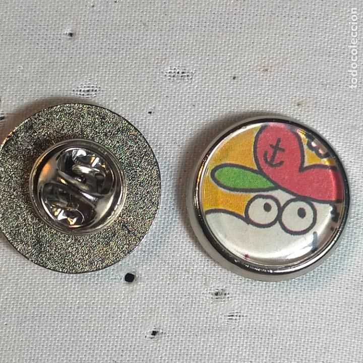 Pin's de collection: PIN REDONDO METAL - PERSONAJE DEL COMIC DON MARINO Y SU SUBMARINO, POR NICOLAS