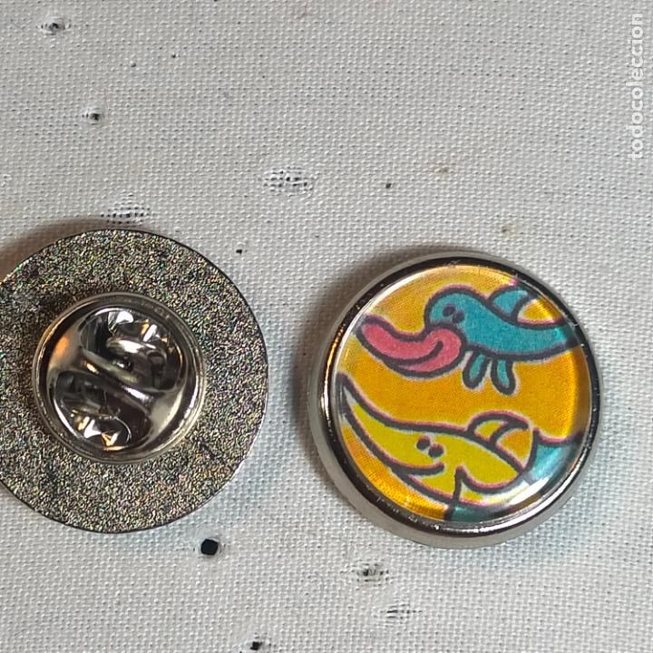 Pin's de collection: PIN REDONDO METAL - PERSONAJE DEL COMIC DON MARINO Y SU SUBMARINO, POR NICOLAS