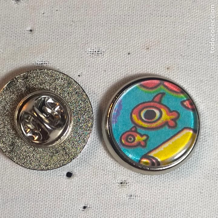 Pin's de collection: PIN REDONDO METAL - PERSONAJE DEL COMIC DON MARINO Y SU SUBMARINO, POR NICOLAS