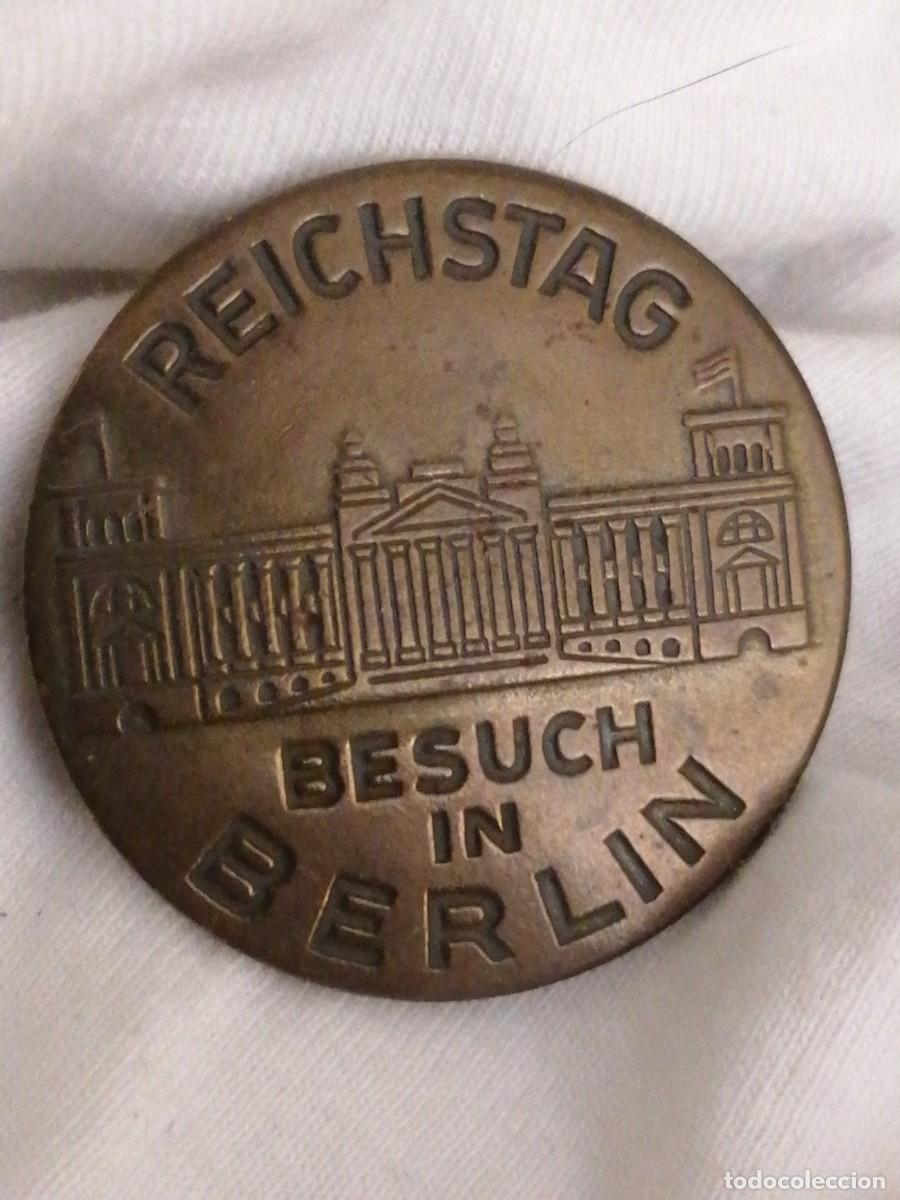 Pins de cole&ccedil;&atilde;o: Pin tipo insignia antigua tipo imperdible Reichtag Besuch in Berl&iacute;n