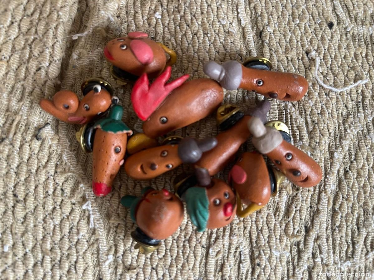 Pins de colecci&oacute;n: LOTE DE 11 PINS DE BARRO - Foto 5