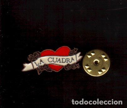 Pins de colecci&oacute;n: PIN O INSIGNIA DE OJAL. - PUBLICIDAD LA CUADRA - VER FOTO QUE NO TE FALTE EN TU COLECCION