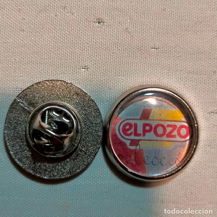 Pin's de collection: PIN REDONDO METAL - embutidos el pozo