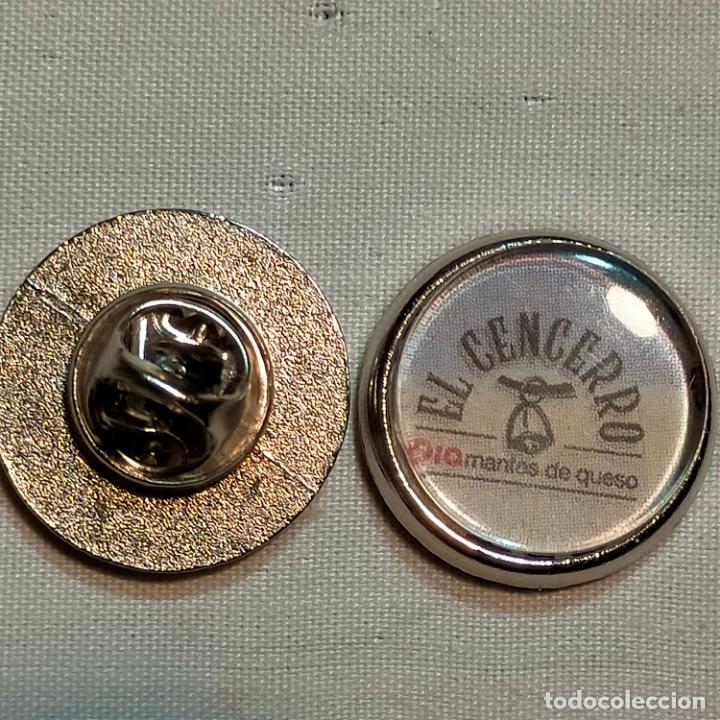 Collection pins: PIN REDONDO METAL - quesos l&aacute;cteos el cencerro