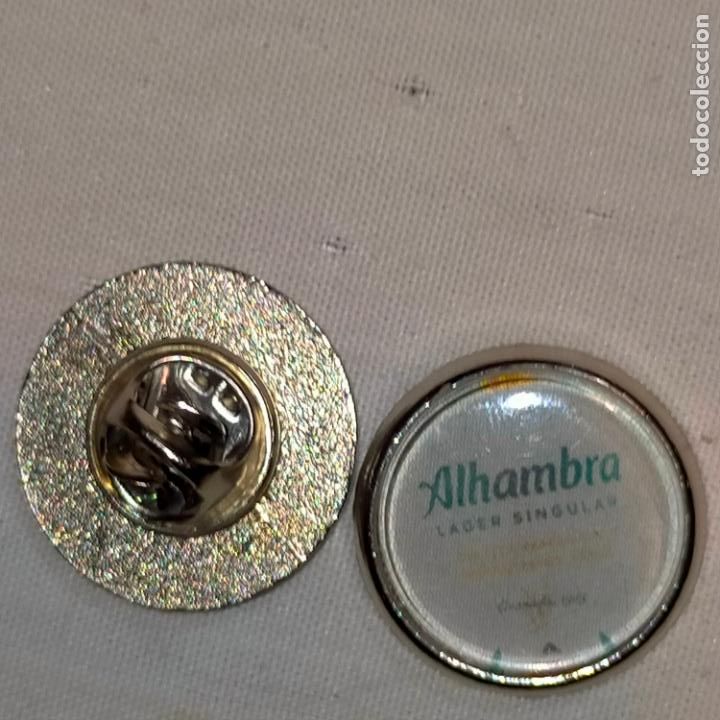 Pins de colecci&oacute;n: PIN REDONDO METAL - cerveza la Alhambra