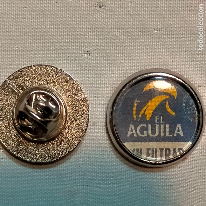 Collection pins: PIN REDONDO METAL - publicidad cerveza agula