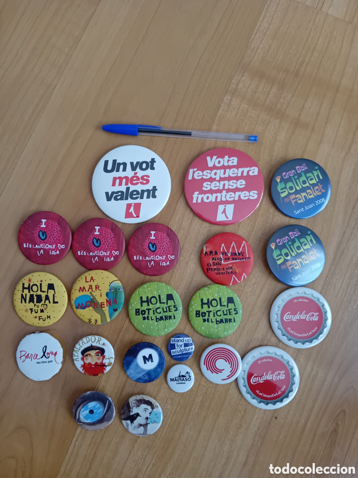 Sammlung von Pins: LOTAZO 22 CHAPAS - CHAPITAS CON IMPERDIBLE