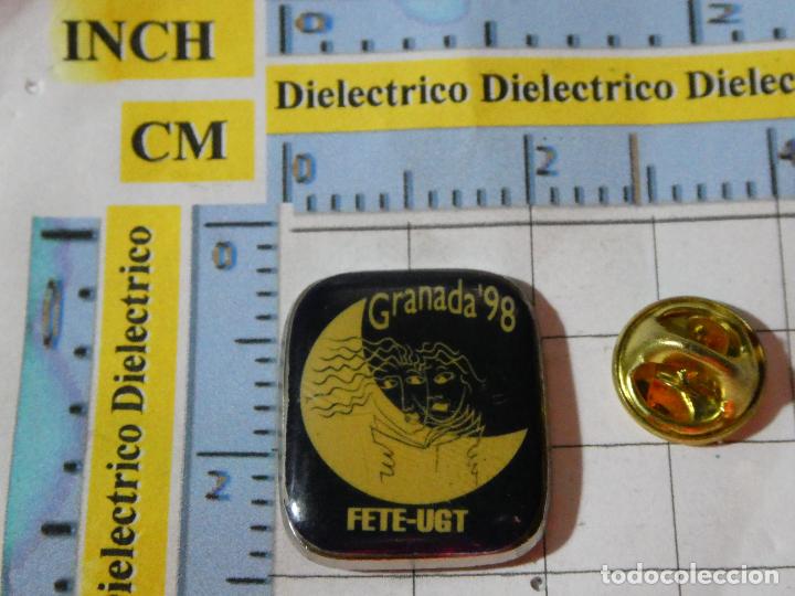 Pins e Spille di collezione: PIN POL&Iacute;TICO SINDICAL. FETE UGT GRANADA 98 1998. LUNA