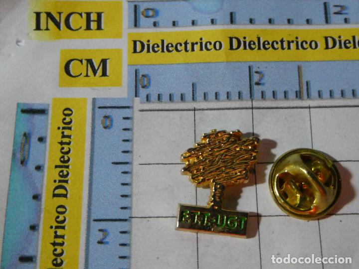 Collection pins: PIN POL&Iacute;TICO SINDICAL. FTT UGT &Aacute;RBOL TRABAJADORES TIERRA AGRICULTORES