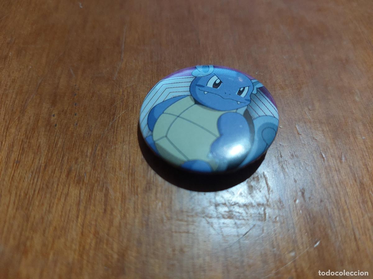 Pins de colecci&oacute;n: SQUIRTLE. POKEMON. CHAPA. PIN. 31 MM. MET&Aacute;LICA POR DETR&Aacute;S. SIN USO. DIFICIL