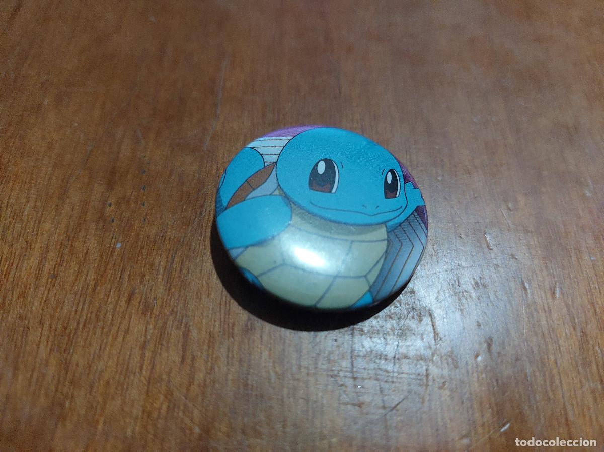 Pin's de collection: WARTORTLE. POKEMON. CHAPA. PIN. 31 MM. MET&Aacute;LICA POR DETR&Aacute;S. SIN USO. DIFICIL