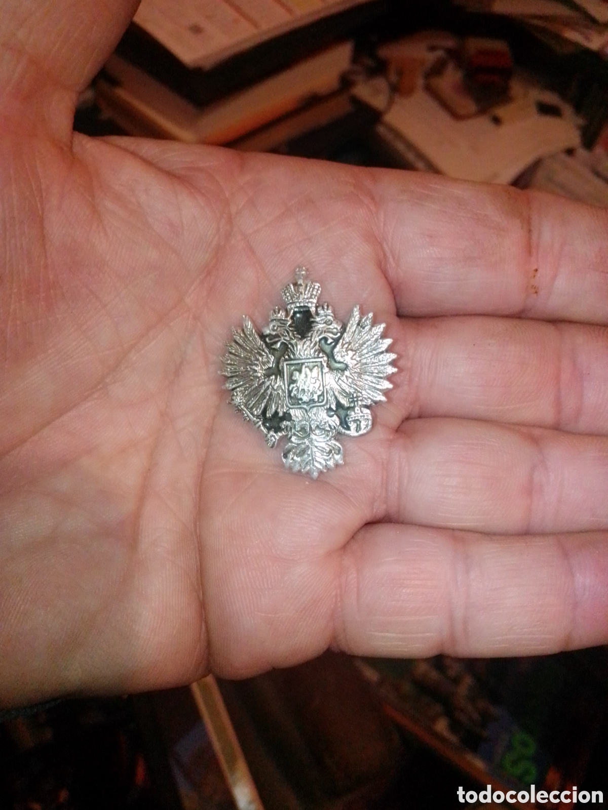 Pins de colecci&oacute;n: pin aguila imperia rusa - Foto 1