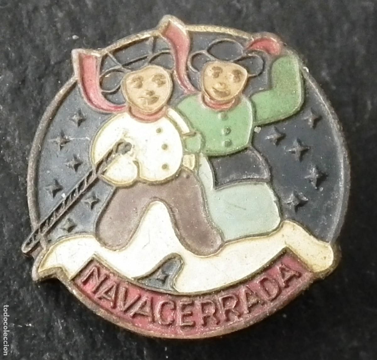 Pins de colecci&oacute;n: MUY ANTIGUO PIN DE AGUJA DE LA ESTACI&Oacute;N DE ESQU&Iacute; DEL PUERTO DE NAVACERRADA (MADRID)