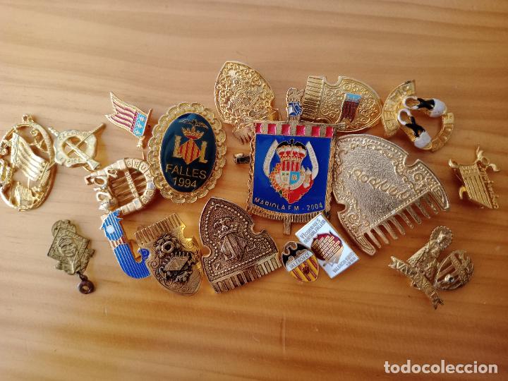 Pin's de collection: Valencia. 18 insignias. Fallas. Valencianistas