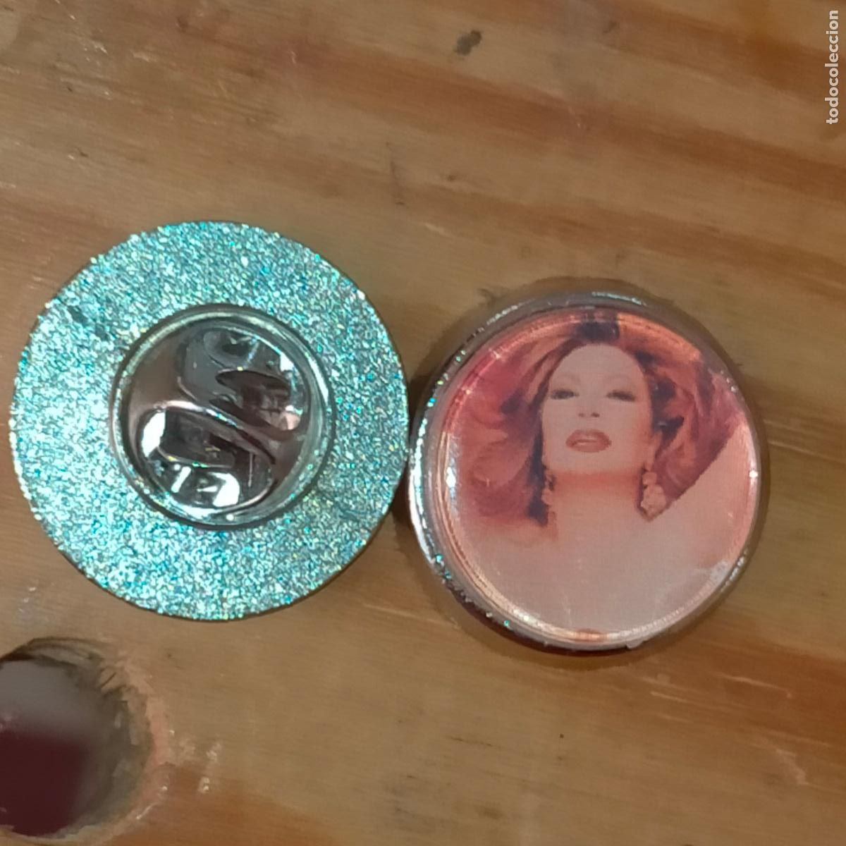 Pins de colecci&oacute;n: PIN REDONDO METAL - CANTANTE ARTISTA COPLA ROCIO JURADO