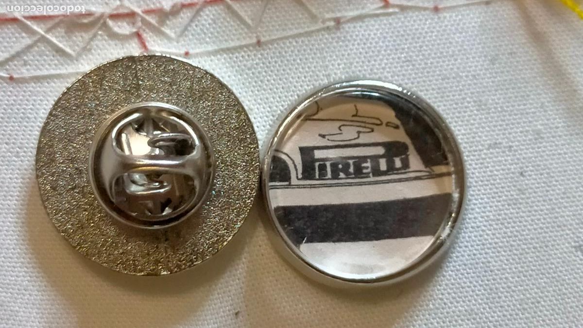 Pin's de collection: pin redondo metal - automoci&oacute;n el Grand prix motociclismo pirelli