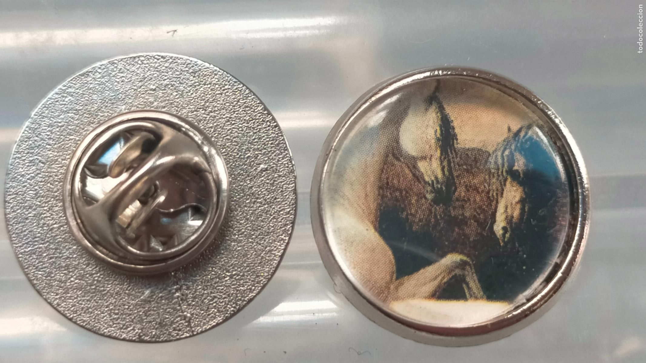 Pins e Spille di collezione: PIN REDONDO METAL - EQUITACION CABALLOS