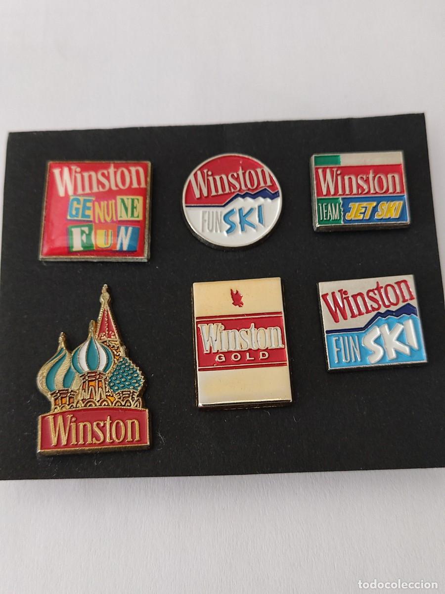 Pins de colecci&oacute;n: LOTE DE 6 PINS TABACO WINSTON