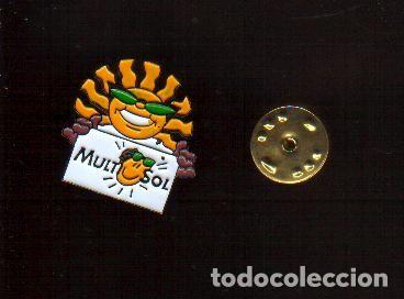 Pins de cole&ccedil;&atilde;o: PIN O INSIGNIA DE OJAL. PUBLICIDAD MULTISOL- MUY BONITA - VER FOTO QUE NO TE FALTE EN TU COLECCION