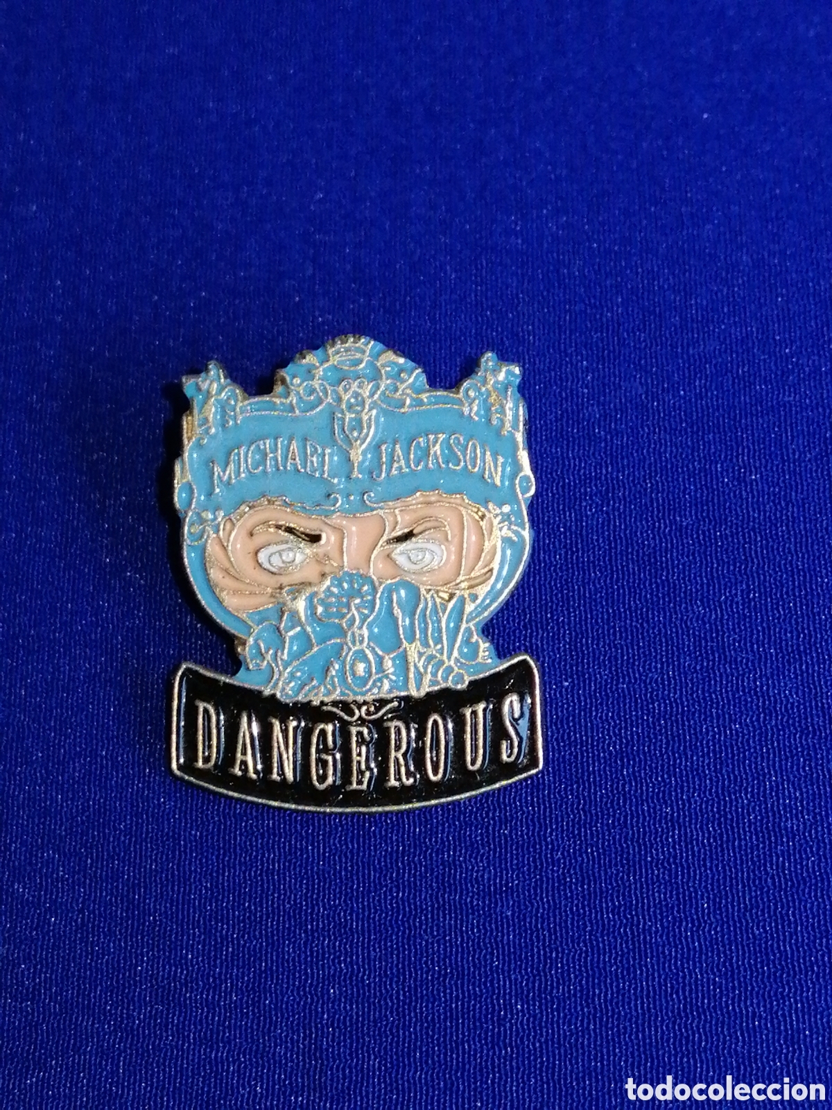 Pins de colecci&oacute;n: MICHAEL JACKSON - DANGEROUS - PIN - Foto 1